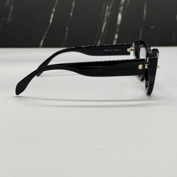 NEW ALEXANDER MCQUEEN EYEGLASSES, ALEXANDER MCQUEEN AM0410O 001 - Picture 6 of 10